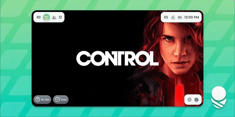 Moving and resizing a game logo over its hero artwork