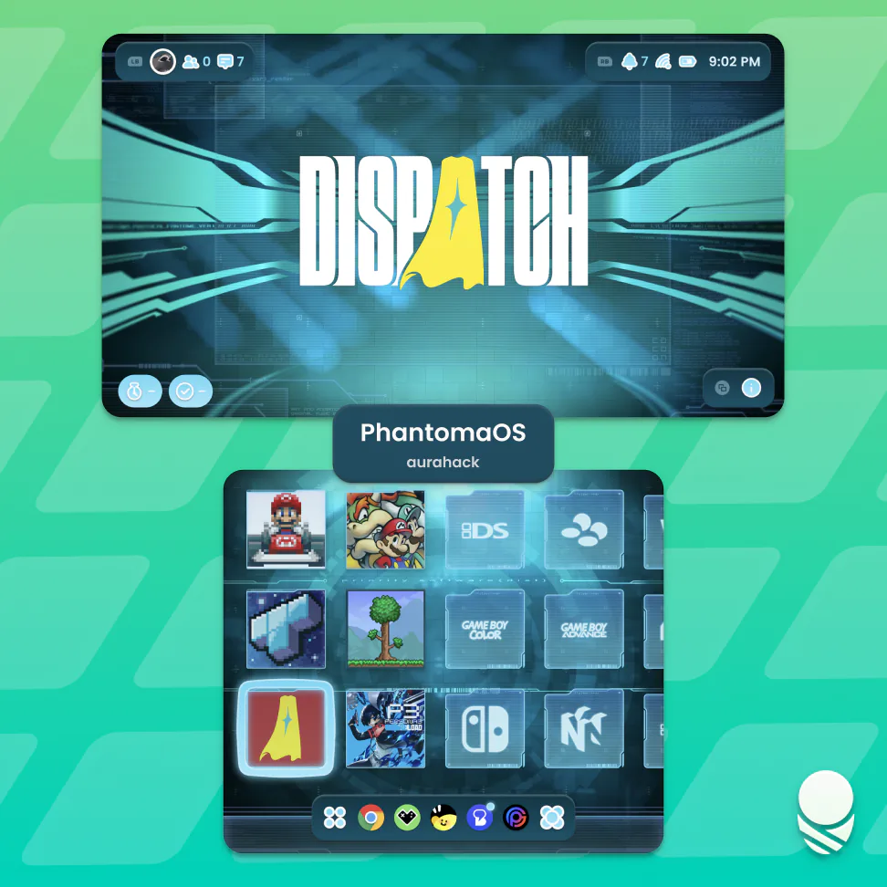 PhantomOS community theme in Cocoon 3